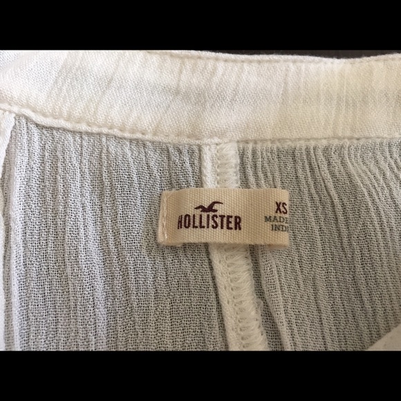 Hollister White Flowy Tank - Picture 2 of 3